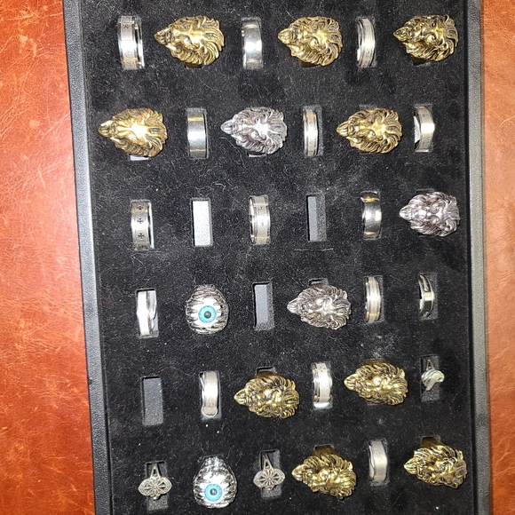 VARIOUS SS RINGS MEN AND WOMEN - Picture 7 of 8